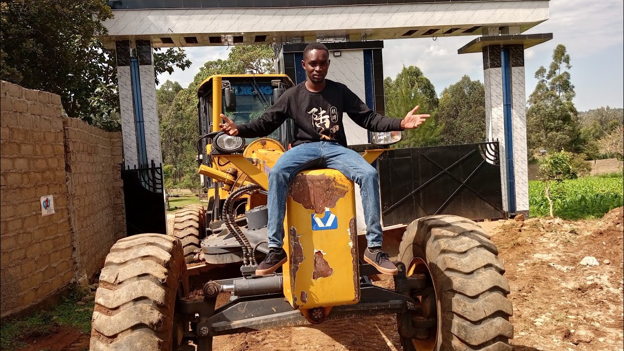 Big day for @iammarwa village (road construction to villa Medellin)