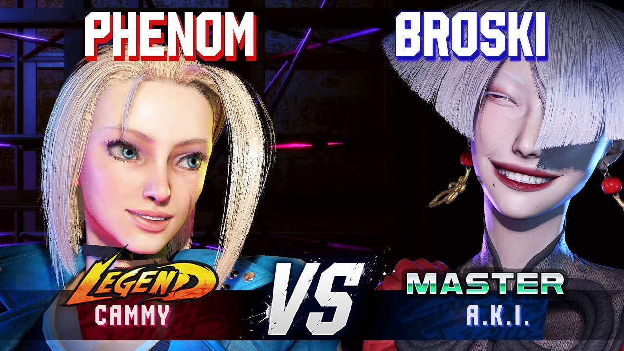 SF6 ▰ PHENOM (Cammy) vs BROSKI (A.K.I.) ▰ High Level Gameplay