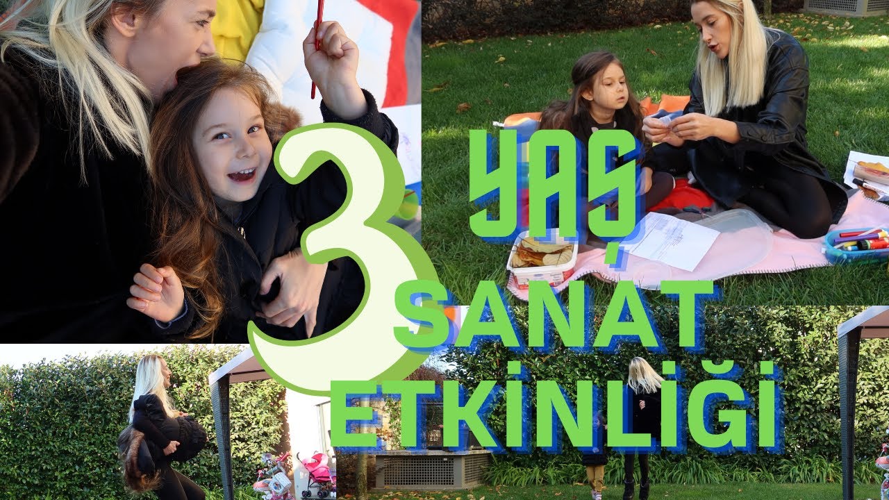 3 YAŞ 3 FARKLI SANAT ETKİNLİĞİ-NİL'LE ETKİNLİKLER ÇOK EĞLENCELİ