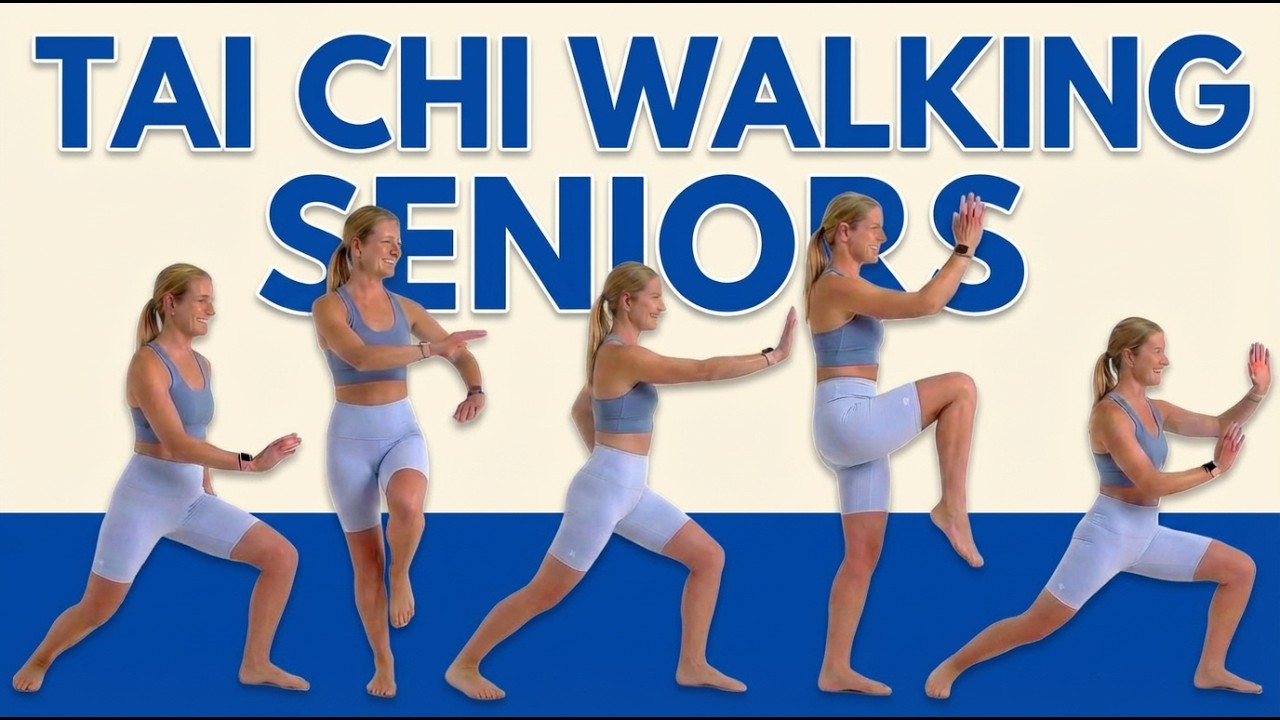 Tai Chi Walking for Joint Pain & Stiffness | 10 Min Routine for Seniors