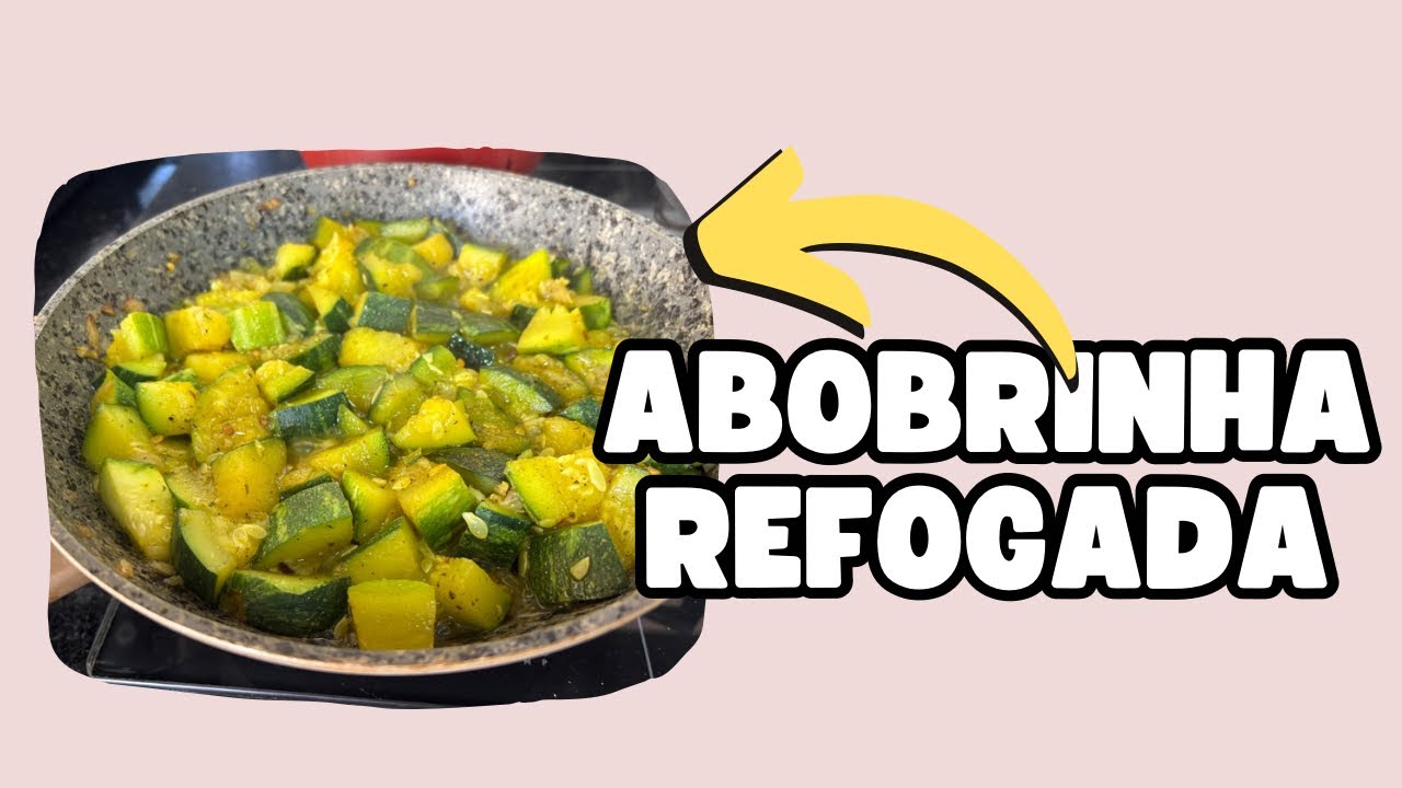 Abobrinha Refogada fácil e rápida. Passo a passo. #vlog #receitas 