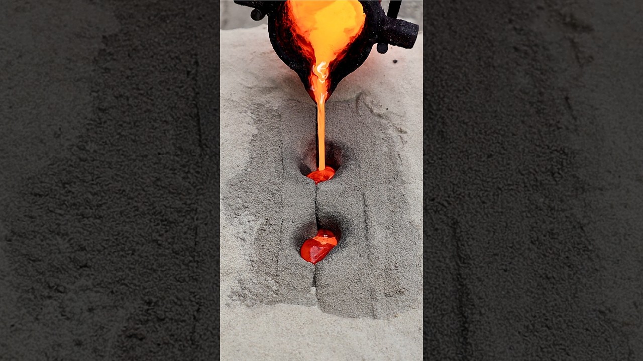 Melting Bronze Dust into Knuckle Duster