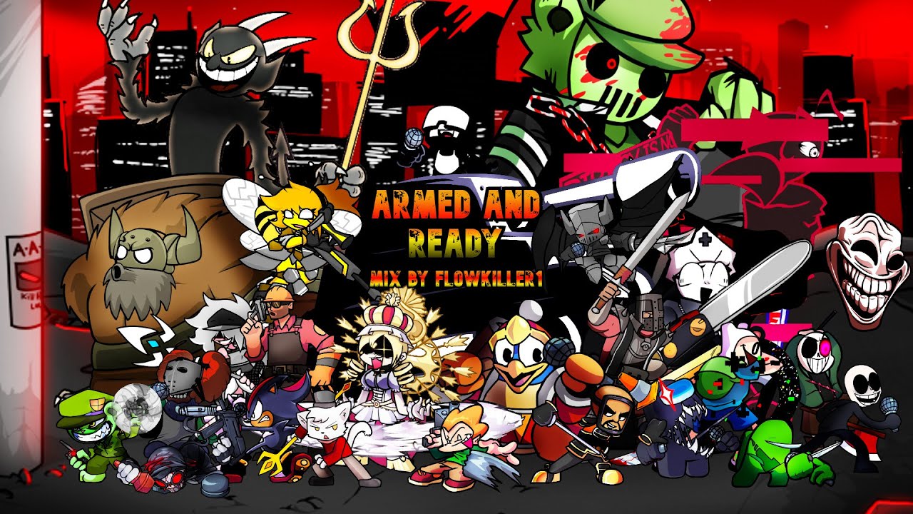Armed & Ready (FNF Megamix - Quiet x Die Batsards x Improbable Outset x More)