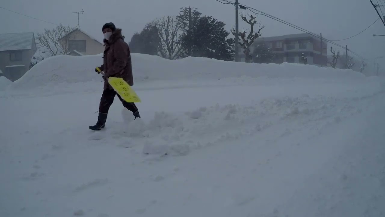 【除雪】暴風雪警報のその後始末と急変する天気と戦う#7【20240202】