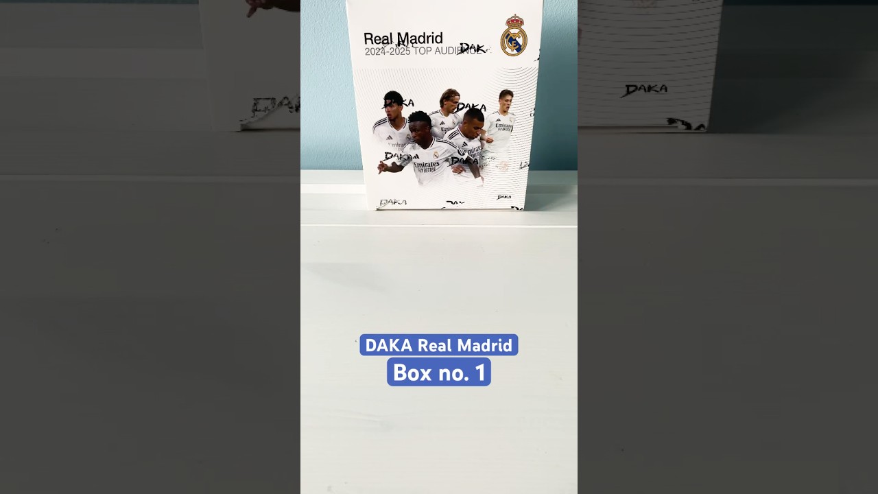 Otwieram box #daka Real Madrid 2025 wpada Bellingham, Mbappe, Vini, Guler, Rodrygo, Kroos i więcej