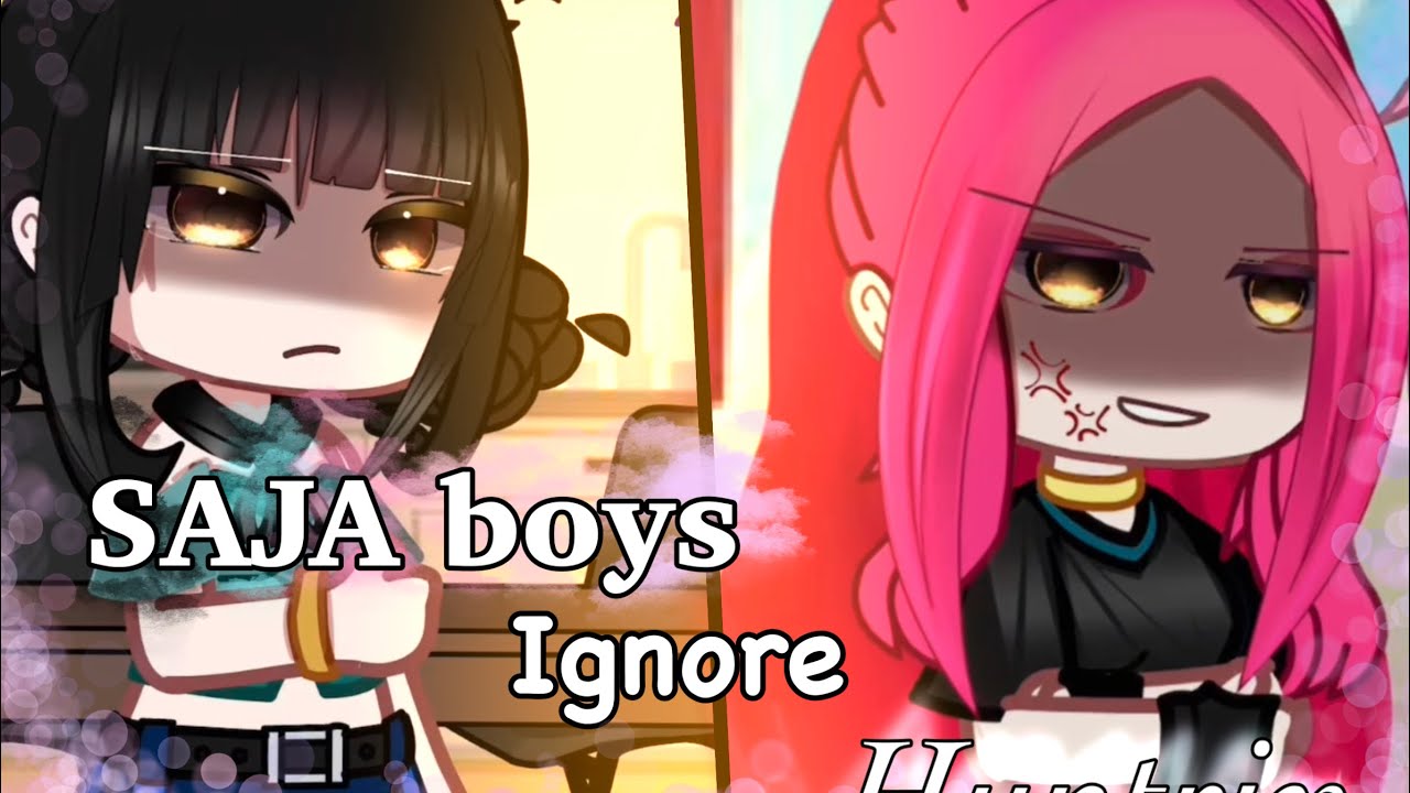 SAJA boys ignore HUNTRIX||Kpop demon hunters||gacha club 