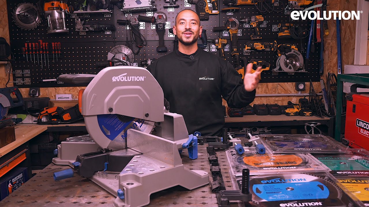 Pr&eacute;sentation de la scie &agrave; onglet Evolution S355MCS par Aladdin Jammal