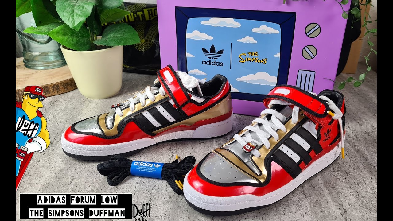The Simpsons Duff Beer Sneaker - On Feet and Check - Good 84% 🍻