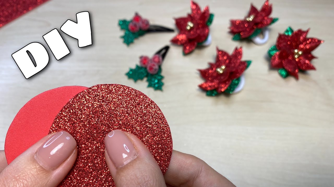 Рождественские Украшения из фоамирана DIY Christmas decorations