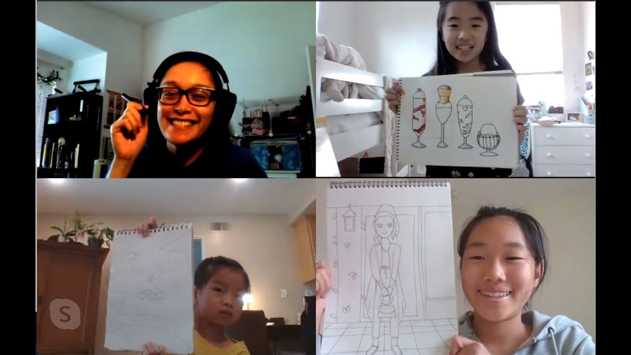 Live Online Class at Aspire Art Studios Information!