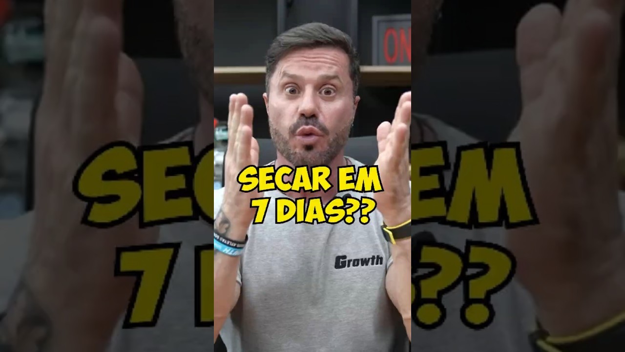 Cariani Ensina Como Secar Em 7 Dias #shorts