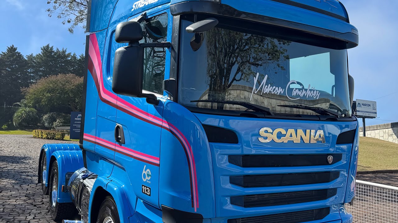 SCANIA R440 STREAMLINE HIGHLINE ANO 2017 6X2 SÉRIE 113 SCANIA 60 ANOS DE BRASIL 🇧🇷 EXCLUSIVO! 