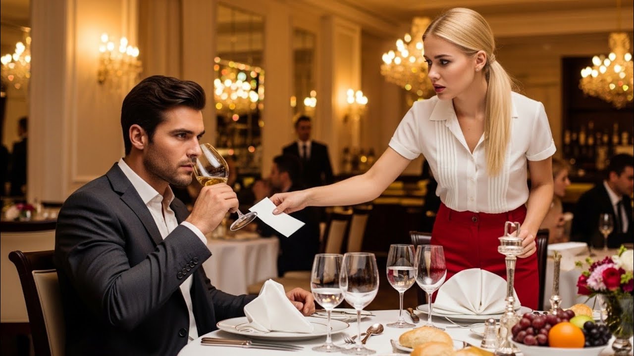 Waitress Warned the CEO Not to Drink It… What Happened Next Shocked Everyone!