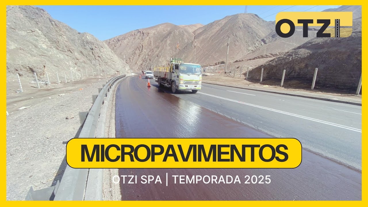 Lechada Asfáltica (Slurry Seal) – OTZI SPA | Choapa, Chile