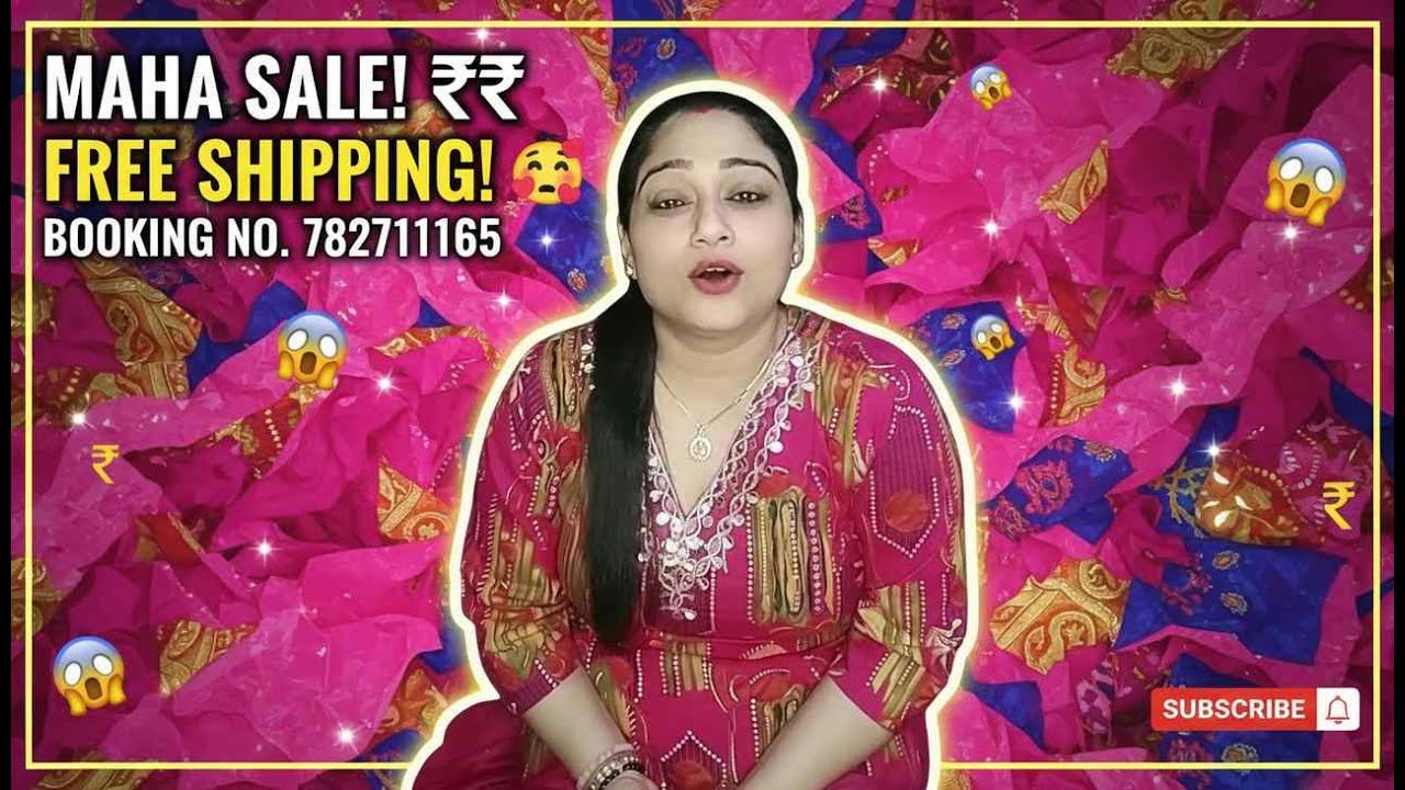 maha sale with free shipping Booking no 7827811165