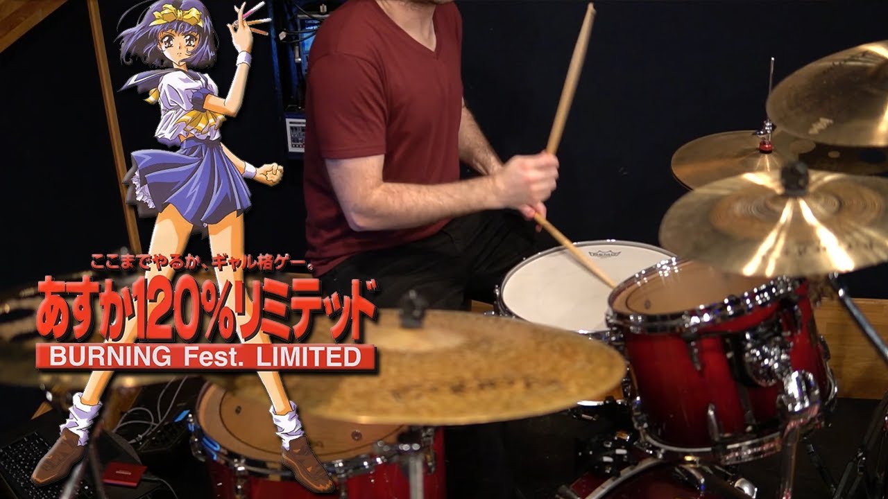 Asuka 120% Burning Fest. - Theme of Asuka (Raito remix) Drum Cover あすか120%BURNING「 飛鳥bgm (来兎 Remix)」