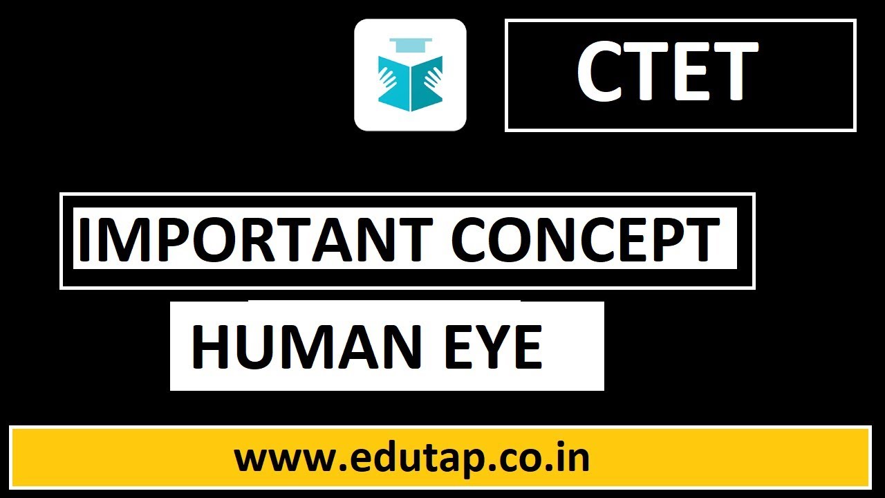 Important Concept on 'Human Eye' | CTET 2018 | UPTET | KVS | DSSB | PSTET|