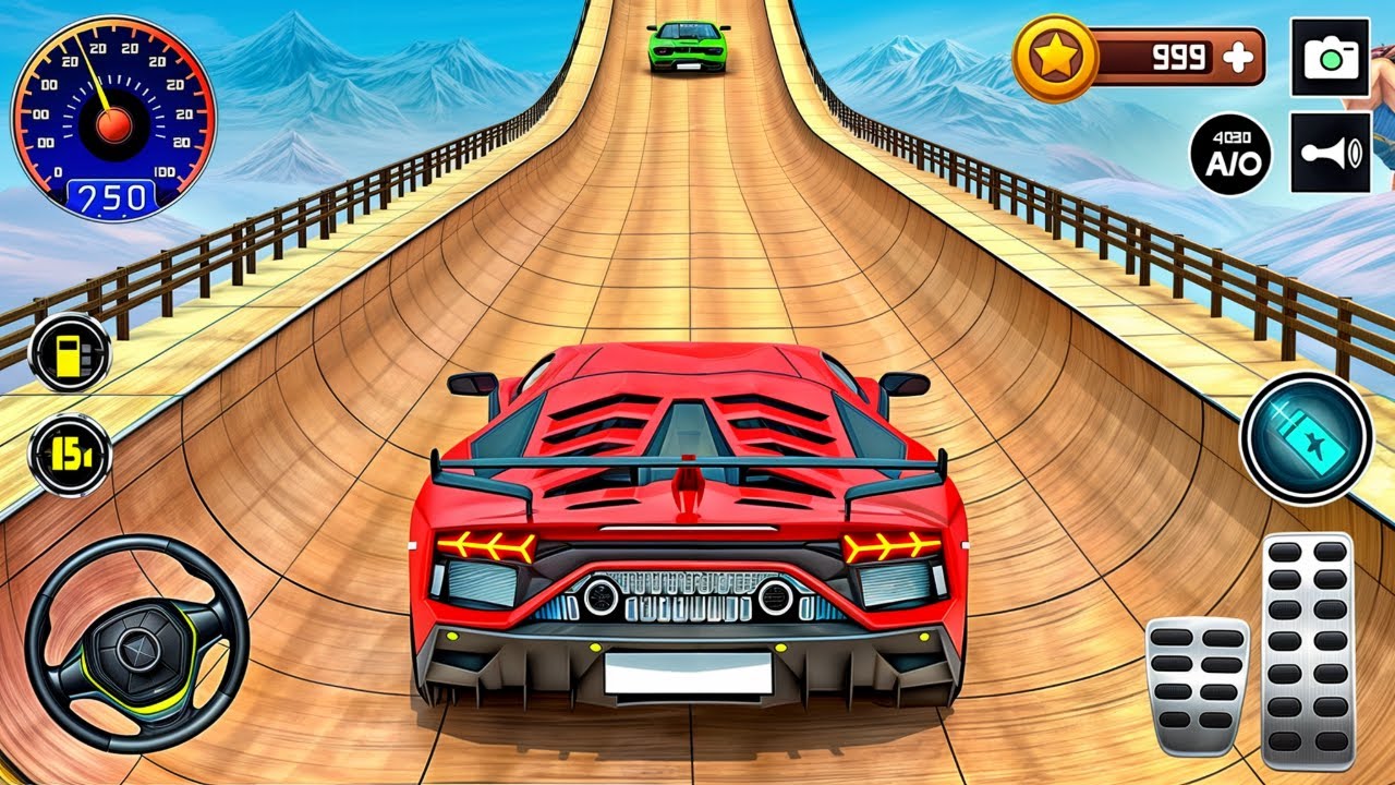 Ramp Car Racing 3D Gameplay _ endroid || Ramp Car Stunts Racing Video