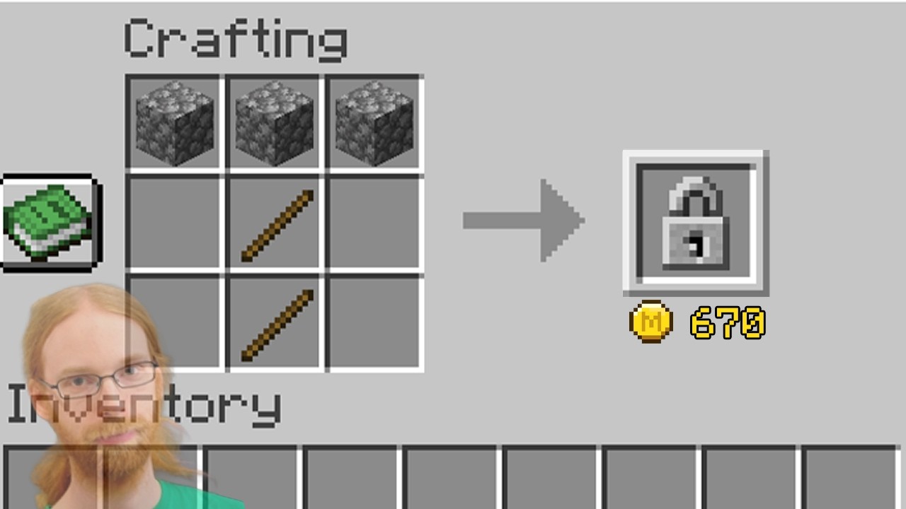 Minecraft But Crafting Recipes Are LOCKED