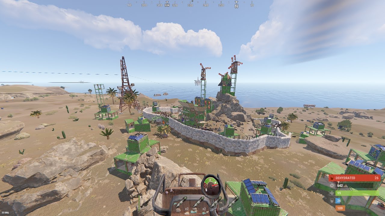 Rust Solo Unraidable God Rock Base Tour / Reddit EU Low Pop