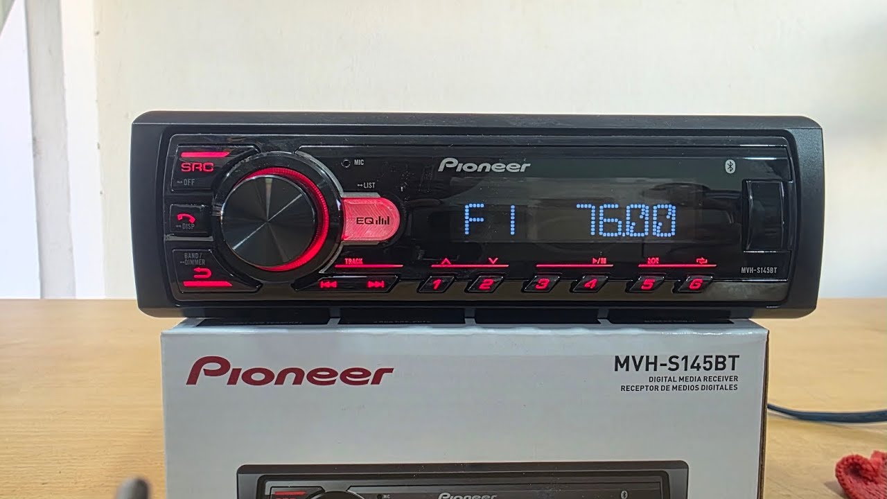 Review Estereo pioneer MVH-S145BT 