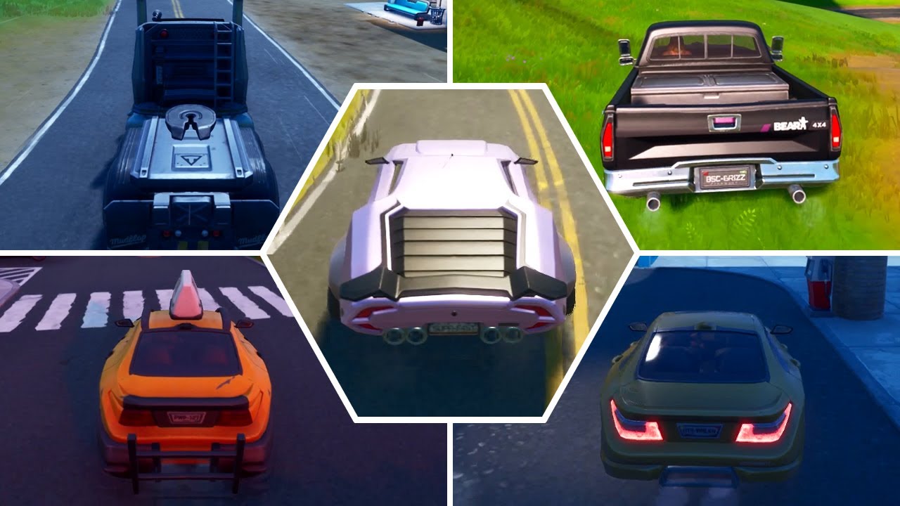 All Different Cars Gameplay in Fortnite Chapter 2 Season 3 (How to Fuel & Drive Cars)