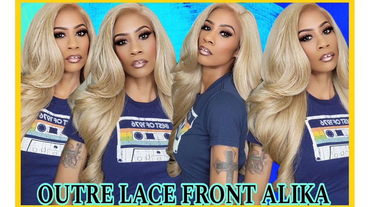 BLONDE VIBES! OUTRE  SYNTHETIC SWISS HD LACE FRONT WIG/ALIKA. 💛💛💛💛