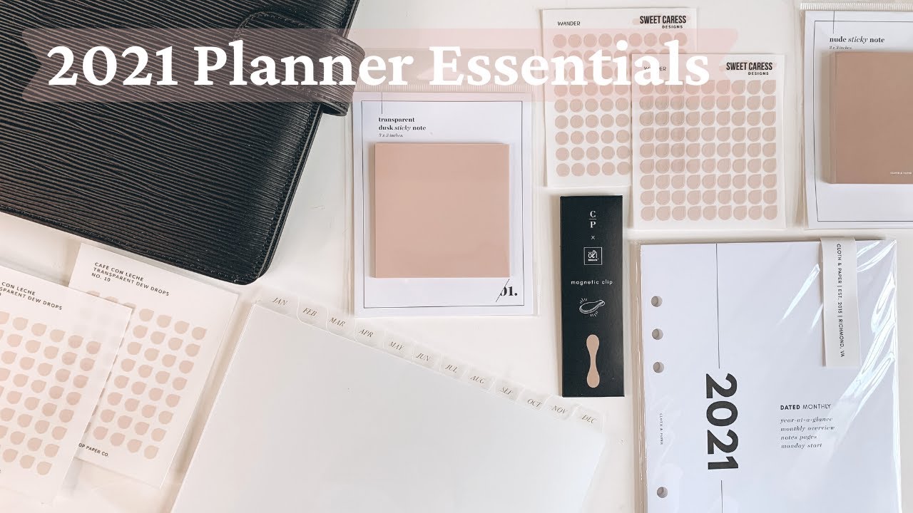 2021 Planner Haul | Planner Essentials for my 2021 Planner Setups