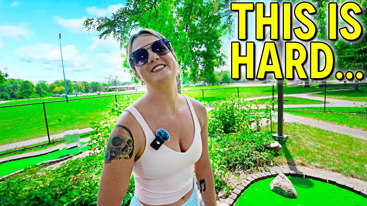 This Tiny Mini Golf Course is SO Tricky!