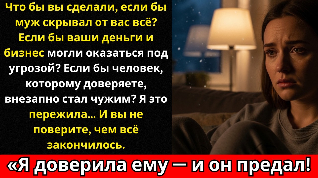 «Я доверила ему всё… а он оказался предателем!»