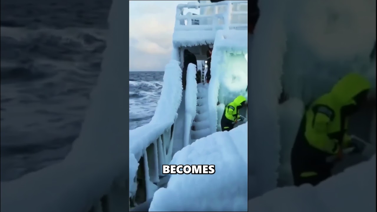 The Hidden Danger of Ice on Ships⚓🧊