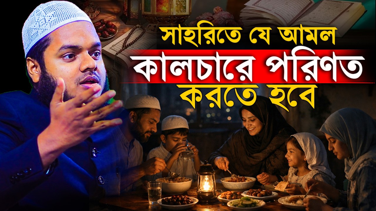 সাহরিতে যে আমল কালচারে পরিণত করতে হবে│Abdullah Bin Abdur Razzak│Abdullah  Bin Abdur Razzak New Waz