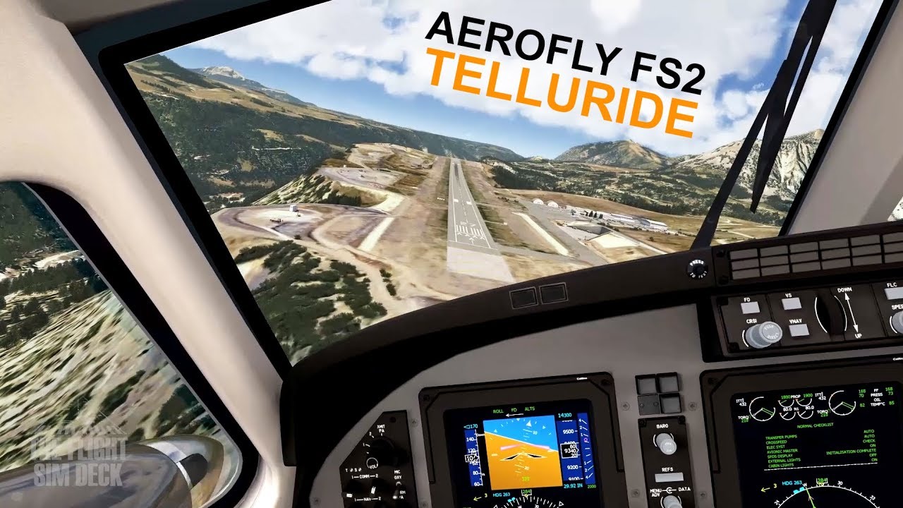 Aerofly FS2 | Telluride Runway 27 Approach W/ Oculus Rift | King Air C90 GTx