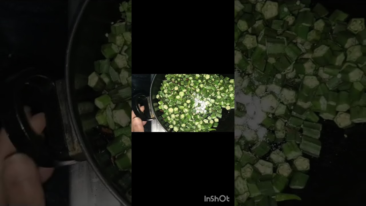 Guys!!! Today we are making bhindi recipe 😋 #food 
