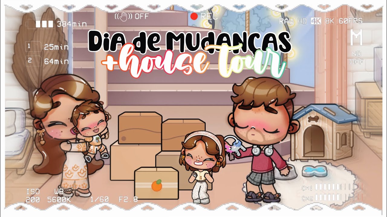 *aesthetic*DIA DE MUDANÇA+house TOUR! ✨💗*com voz *