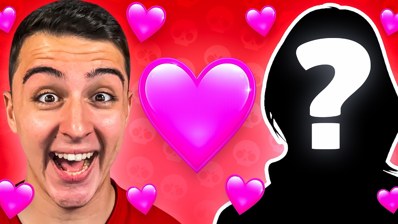 BRAWL STARS con MI NOVIA por SAN VALENTIN 😍❤️