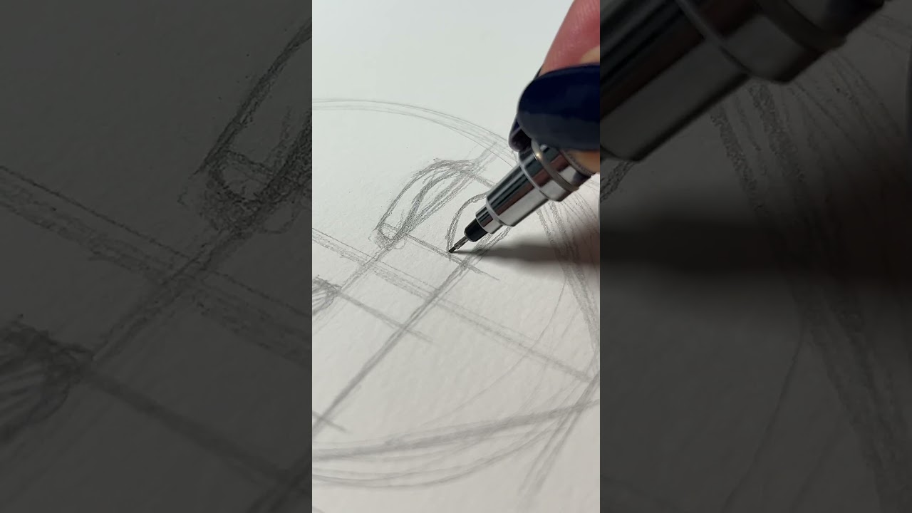 Portr&auml;t in 60 SEKUNDEN! ✍️ (Tutorial) | #shorts