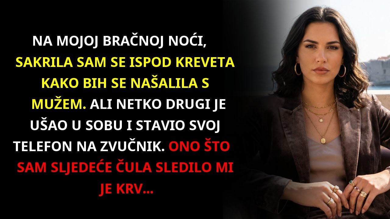 SAKRILA SAM SE ISPOD KREVETA ZA ŠALU, ALI ONO ŠTO SAM ČULA MI JE POTPUNO SLEDILO KRV...