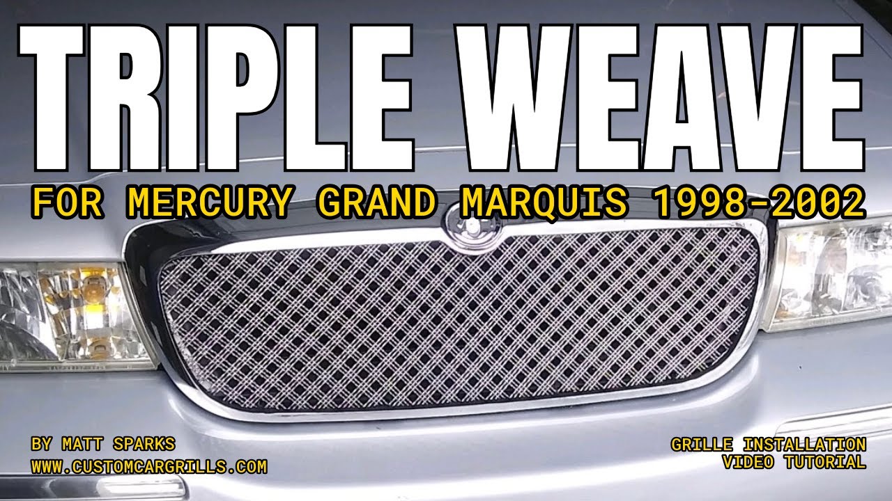 Mercury Grand Marquis Donk Grille Build with Triple Weave Mesh