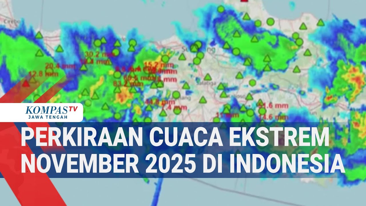 Perkiraan Cuaca Ekstrem November 2025 di Wilayah Indonesia