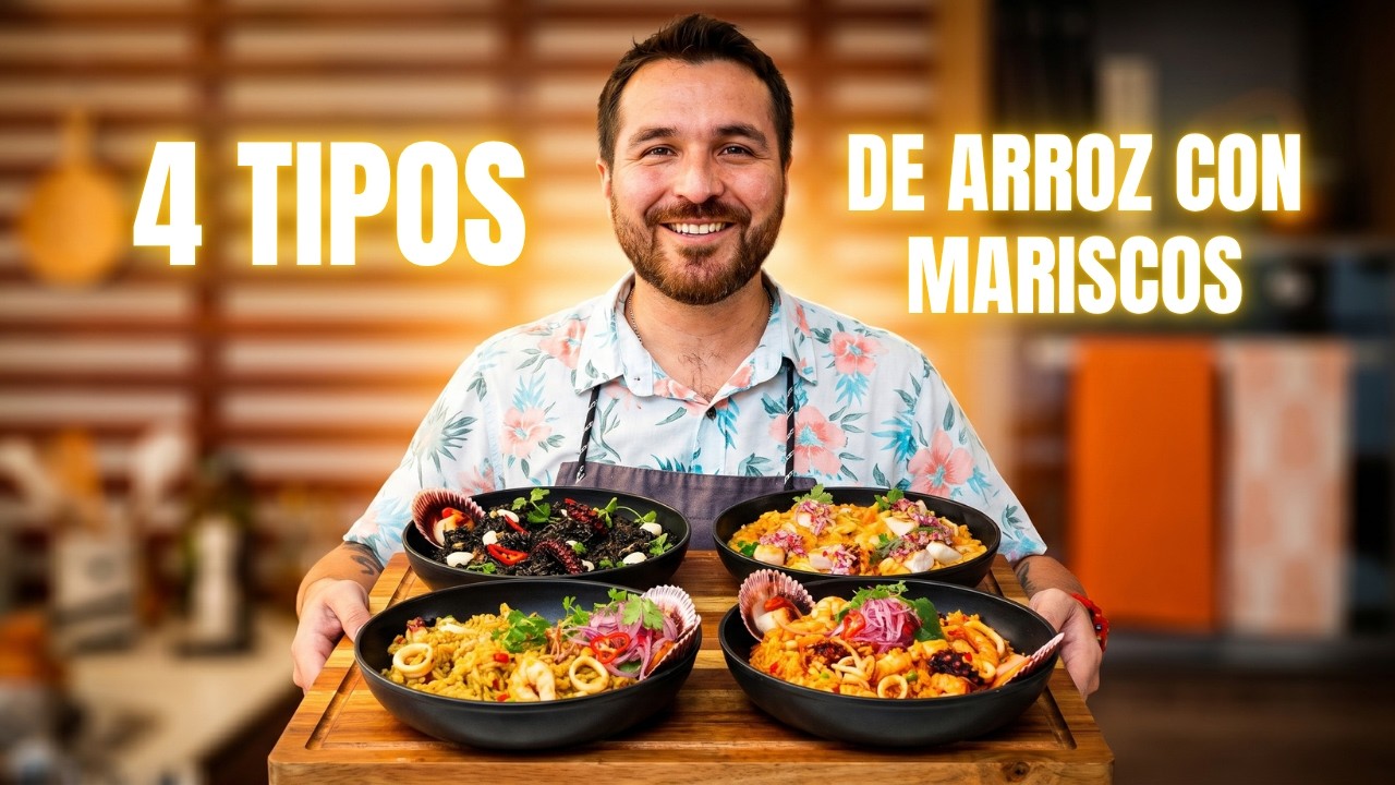 4 TIPOS DE ARROCES CON MARISCOS PARA PREPARAR EN CASA O EN TU RESTAURANTE | GIACOMO BOCCHIO