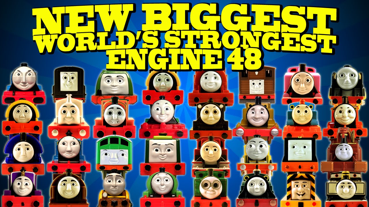 NEW BIGGEST Thomas and Friends 48 World's Strongest Engine Trackmaster ThomasToyTrains