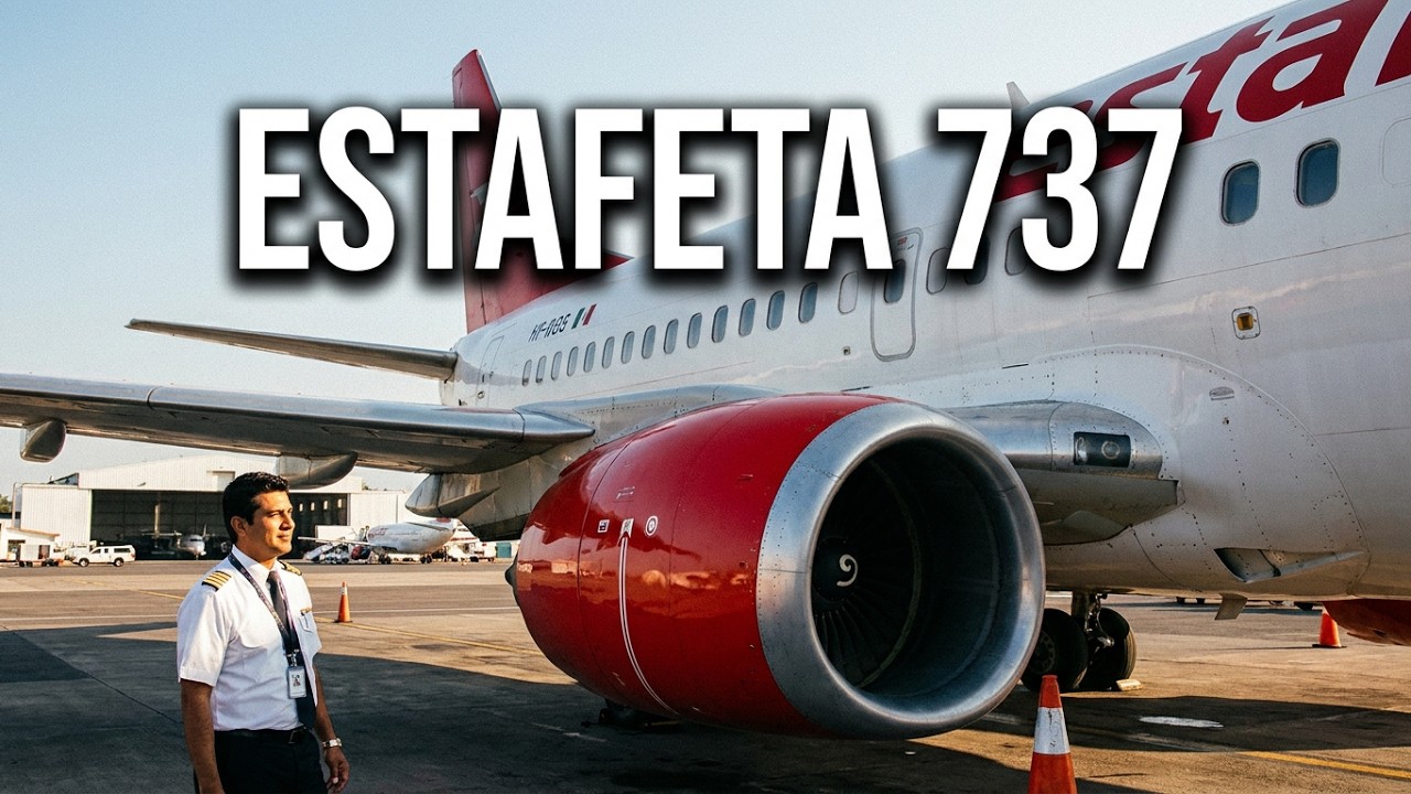 Estafeta Boeing 737-300 - Walk Around, Cabina y Push Back