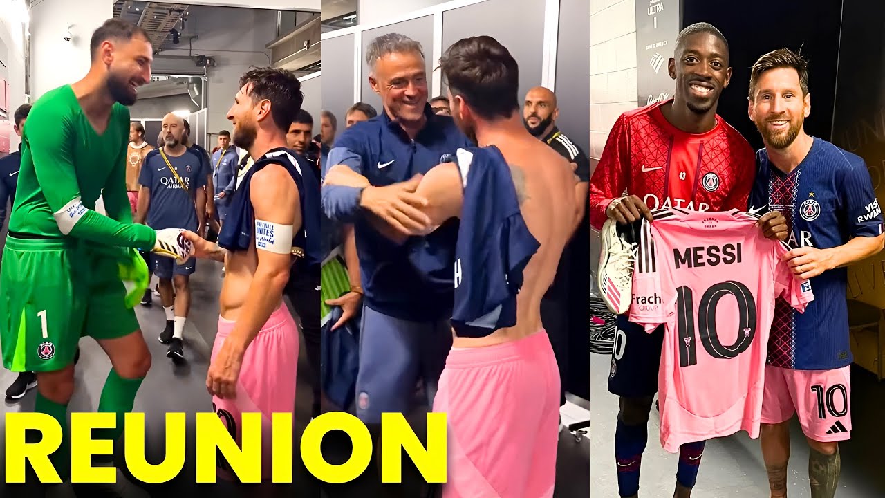 PSG Players Show Respect To Messi After Knocking Inter Miami Out Of Club World Cup