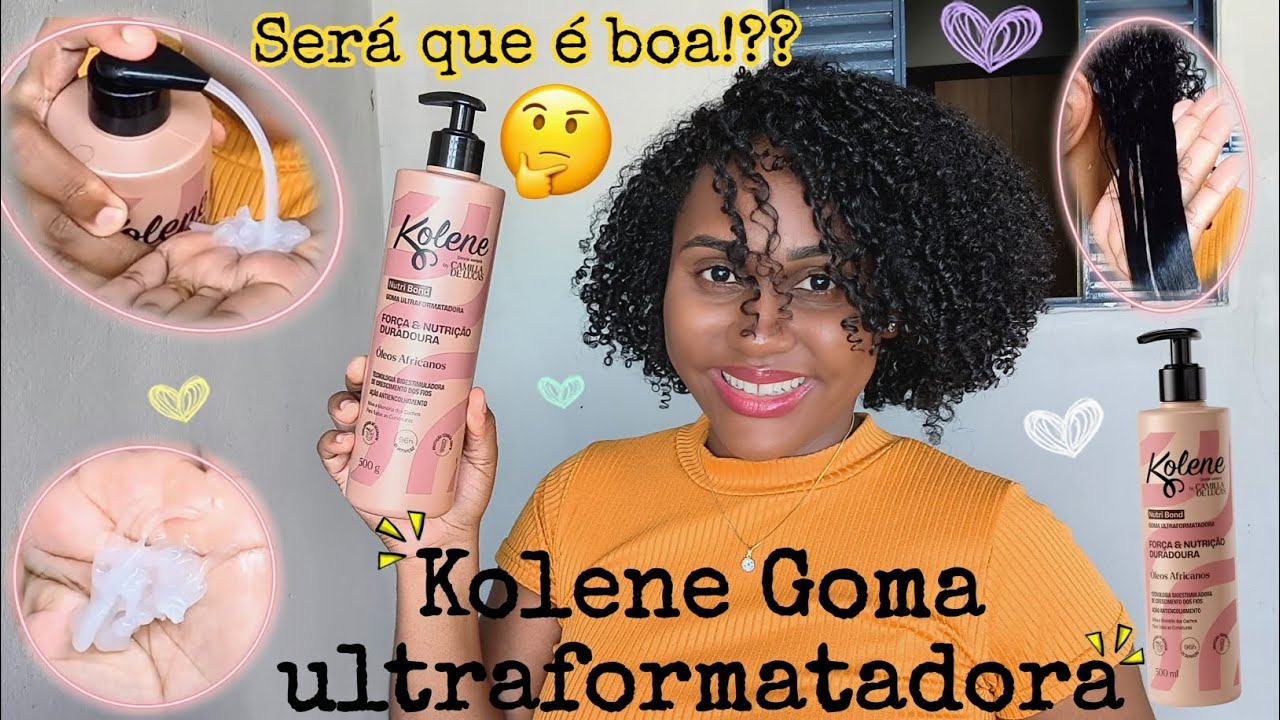 Testei Nutri bond Goma Ultraformatadora de Kolene ✨