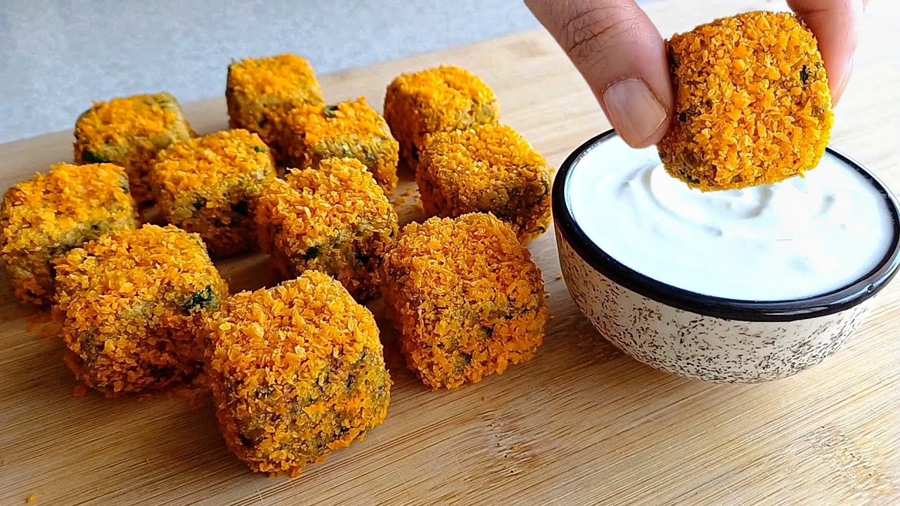 Crunchy High-Protein Chickpea Bites | Easy & Healthy Vegan Snack!