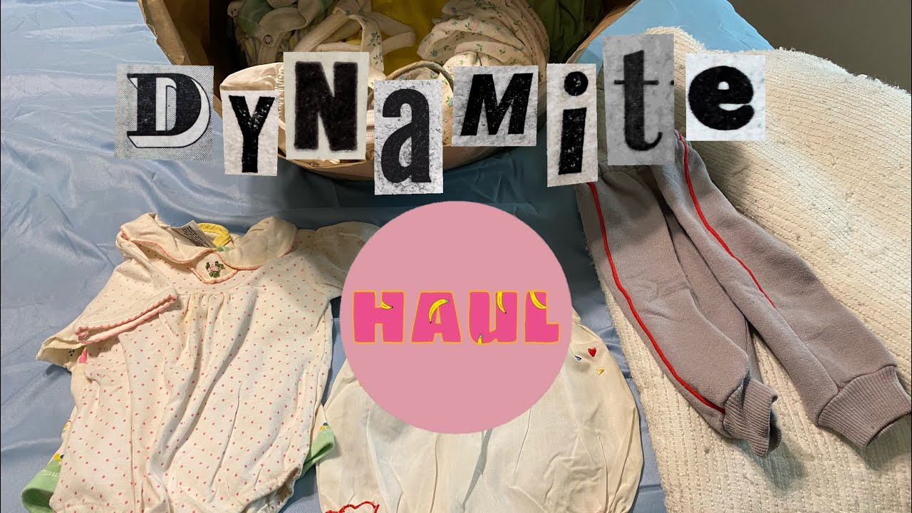 GINORMOUS Vintage Baby Clothes HAUL!