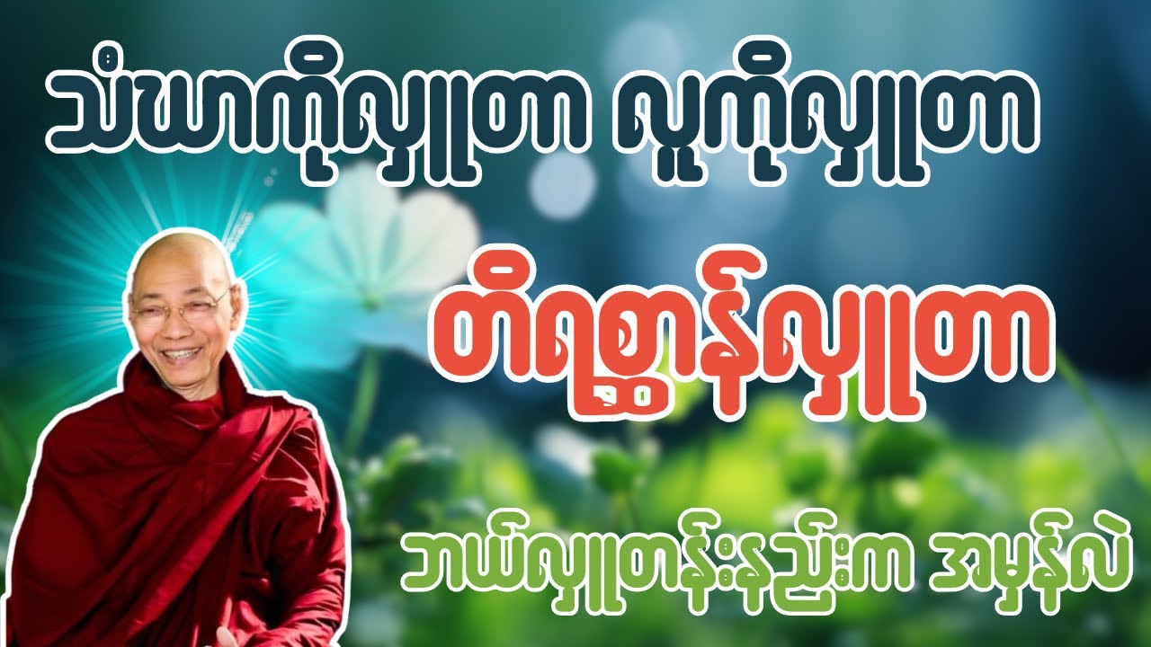 သံဃာကိုလှူတာ လူကိုလှူတာ တိရစ္ဆာန်လှူတာ ဘယ်လှူတန်းနည်းက အမှန်လဲ တရားတော် - ပါချုပ်ဆရာတော်
