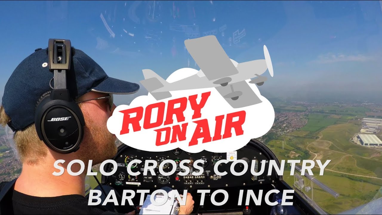 Eurostar Microlight | Barton to Ince | Solo Student | ATC Audio