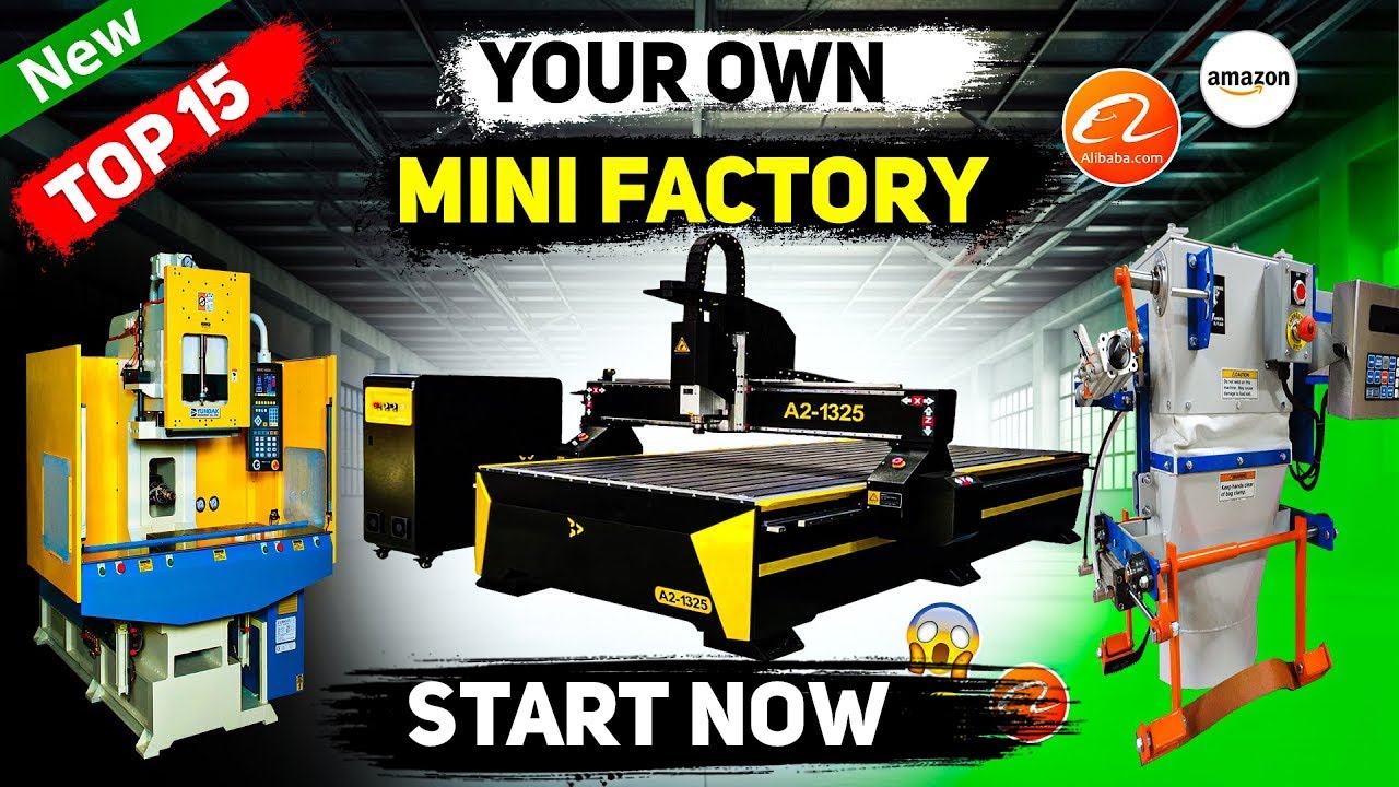 15 Business Machines You Can Buy Online in 2025 from Alibaba & Amazon | Mini Manufacturing Ideas
